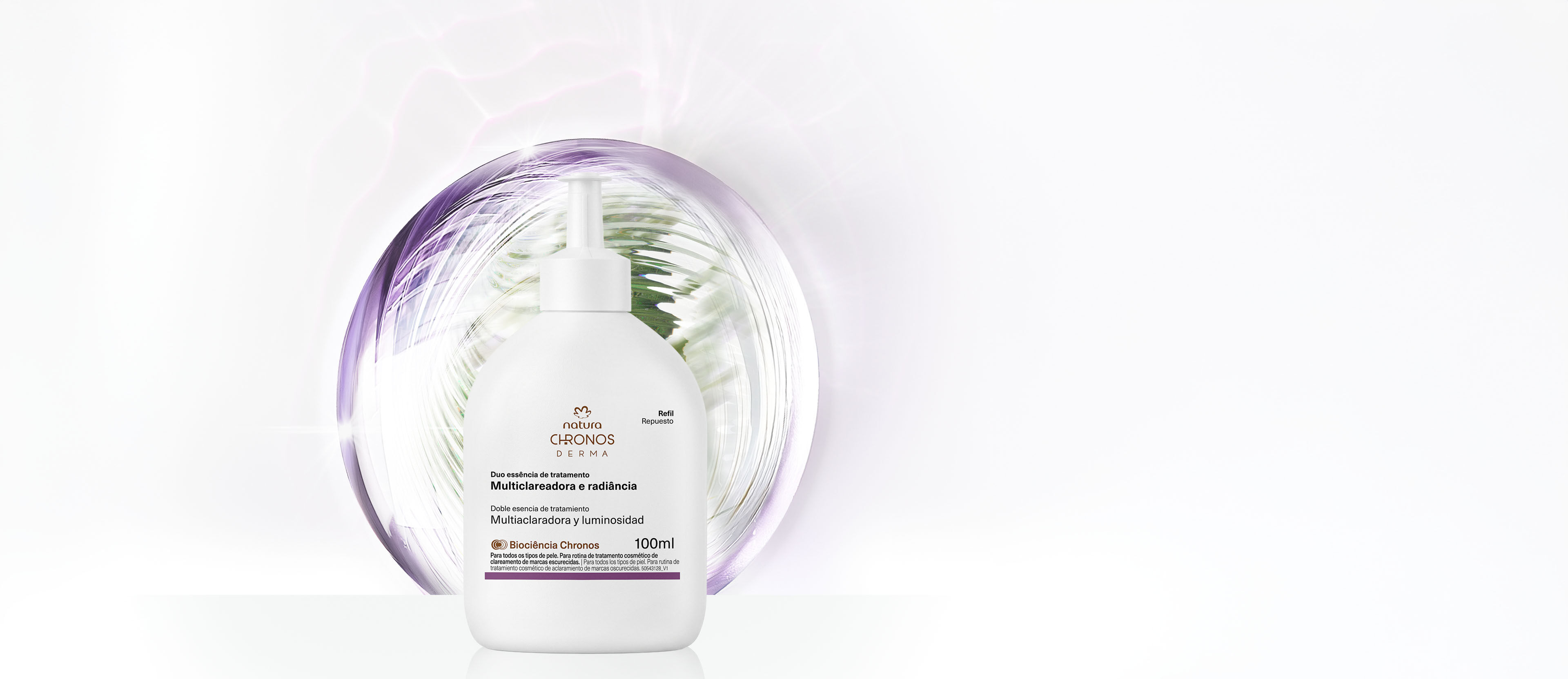 Repuesto Esencia de Tratamiento Multiclareadora y Radiancia Chronos Derma