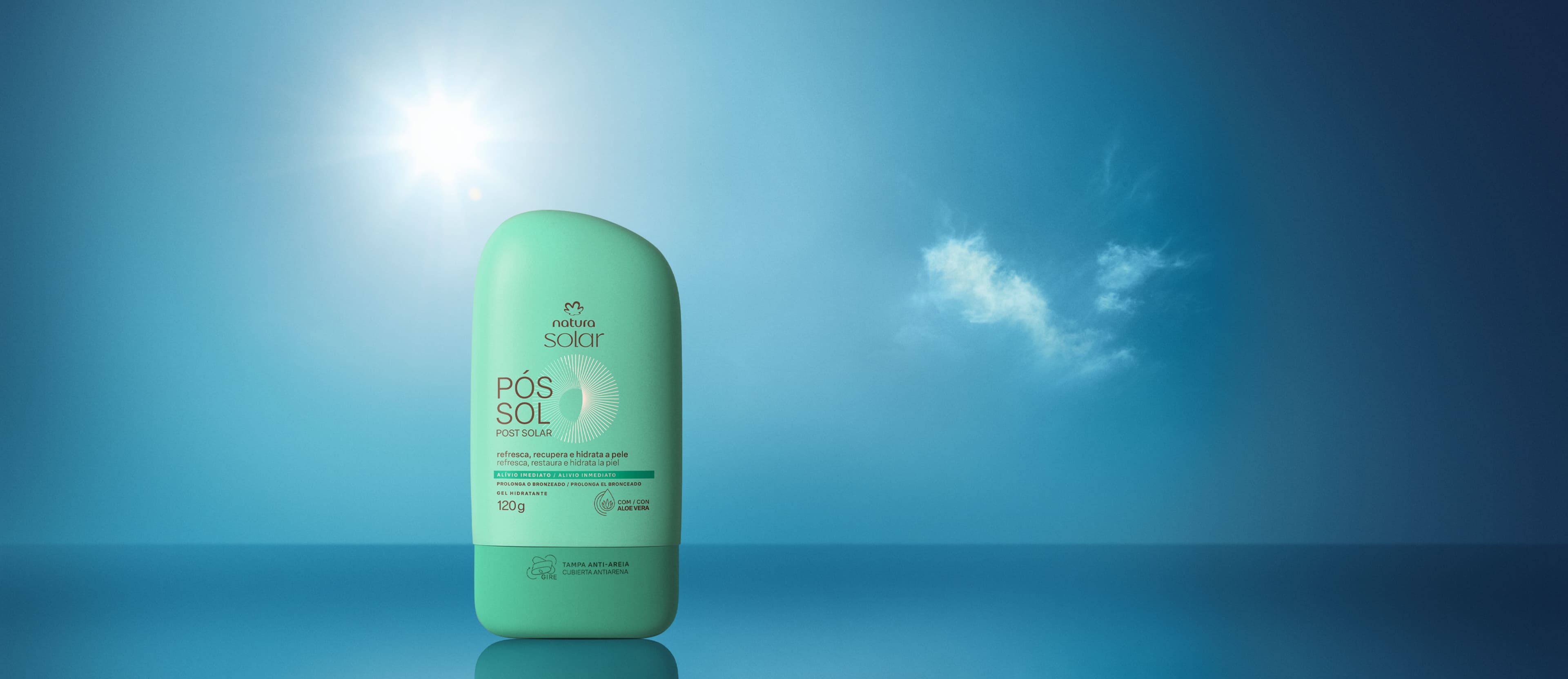 Gel Hidratante Post Solar Natura Solar 120 g