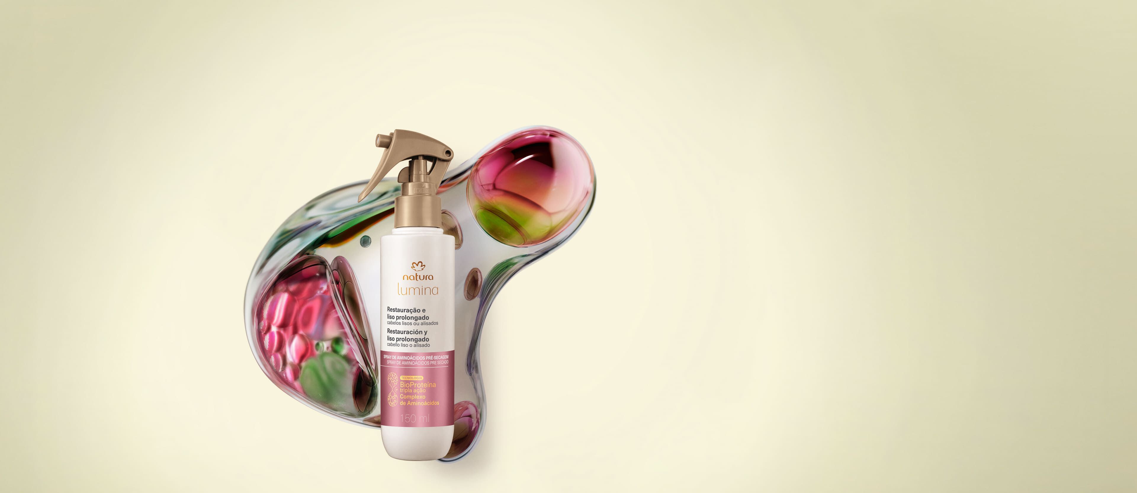 Spray Restauración y Liso Prolongado Lumina 150ml