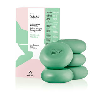 Jabones en Barra Puro Vegetal Tododia Hojas de Limón y Guanábana 5 x 90 g c/u