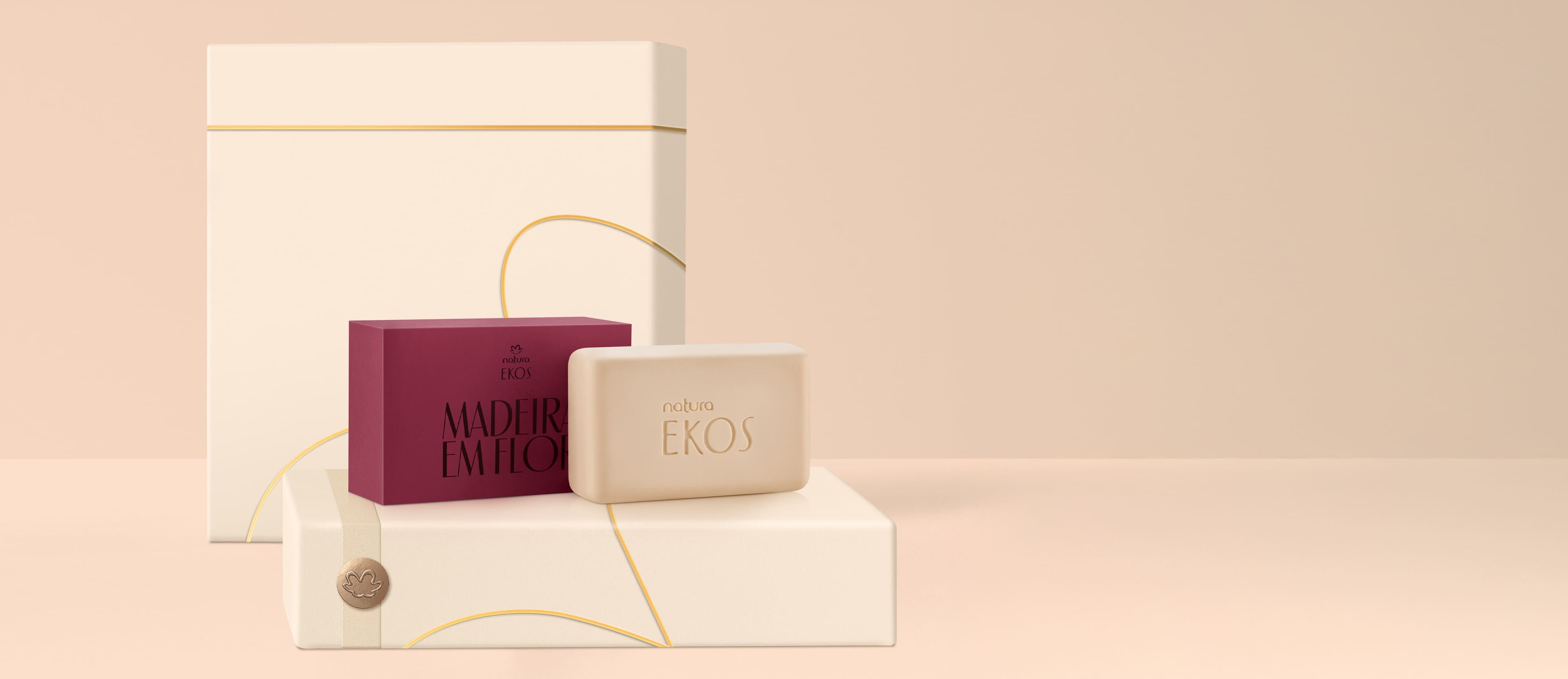 Jabón en Barra Puro Vegetal Ekos Madeira en Flor 100 g