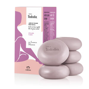 Jabones en Barra Puro Vegetal Tododia Avellana y Casis 5 x 90 g c/u