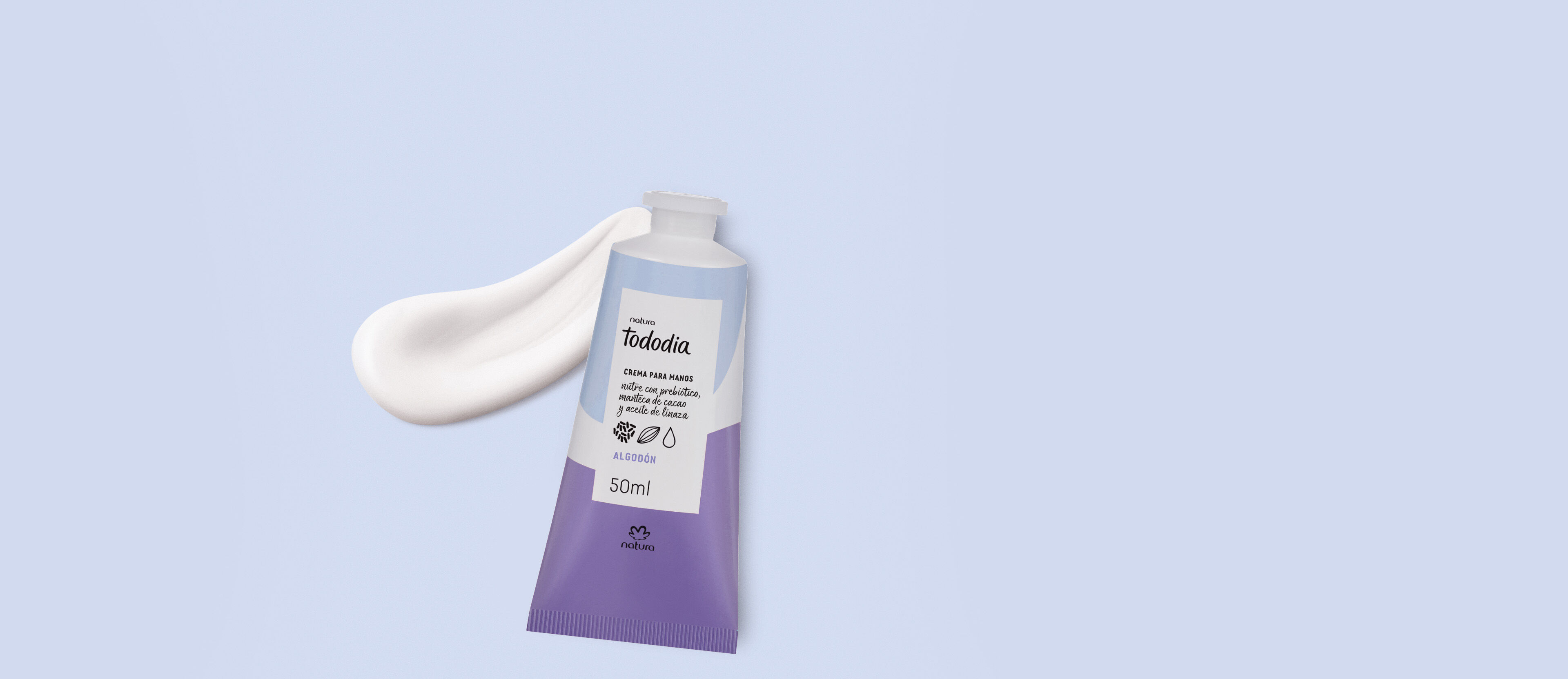 Crema hidratante para manos 50 ml algodón