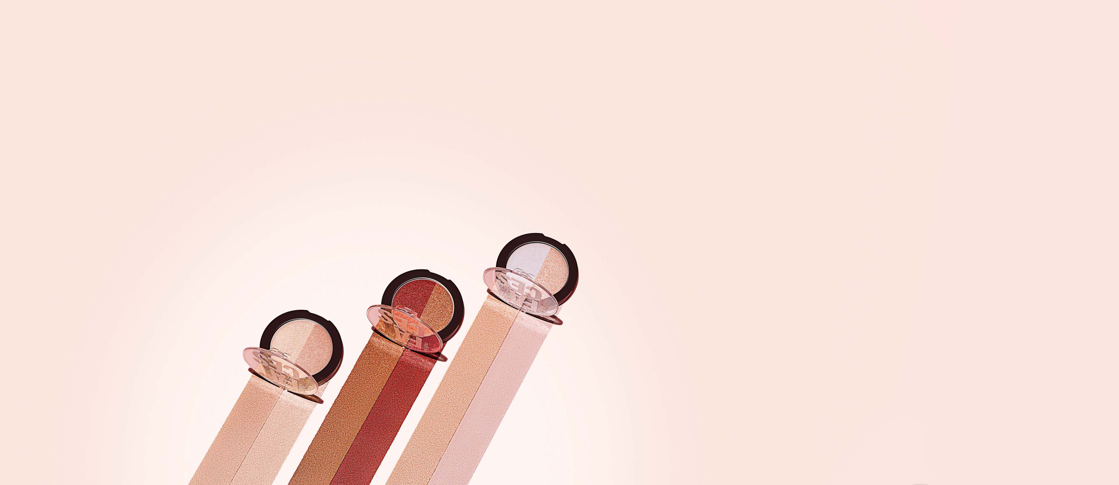 Iluminador Dúo Súper Brillo Faces 2,5 g