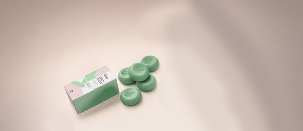 Jabones en Barra Puro Vegetal Tododia Hojas de Limón y Guanábana 5 x 90 g c/u