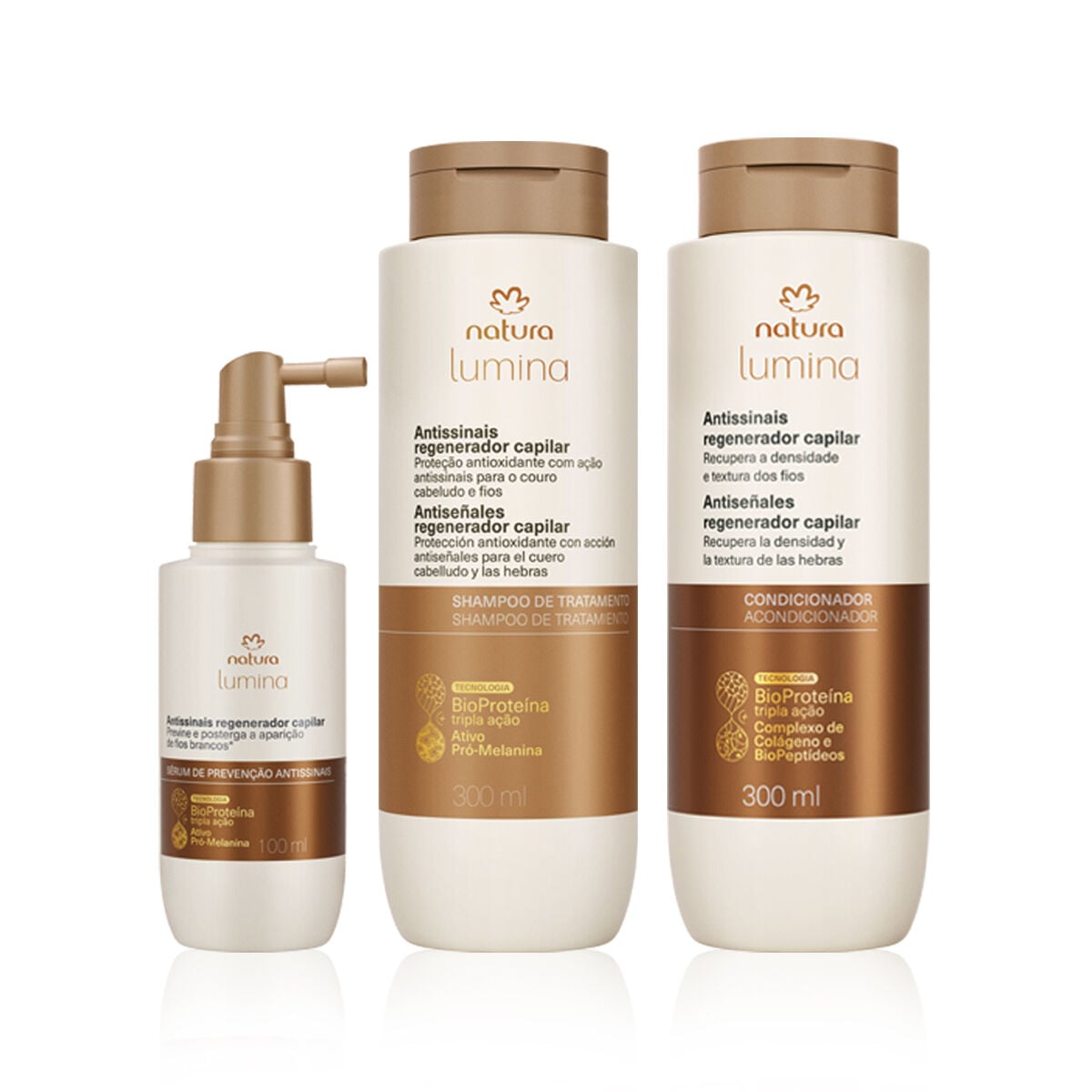 Kit Lumina Antiseñales Regenerador Capilar (3 productos)