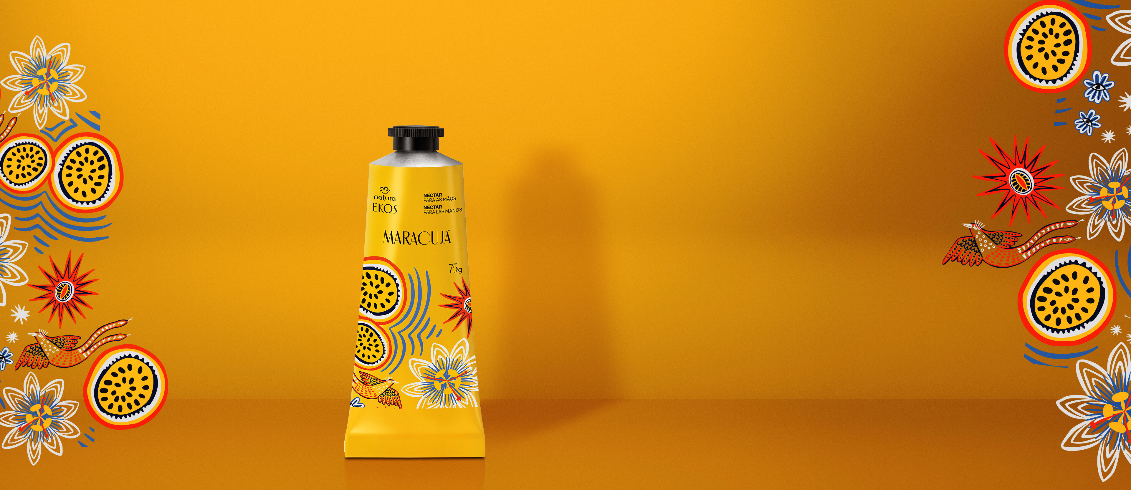 Crema Hidratante para Manos Ekos Maracujá 75 g