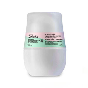 Desodorante Roll On Antitranspirante Prebiótico Tododia Hojas de Limón y Guanábana 70 ml