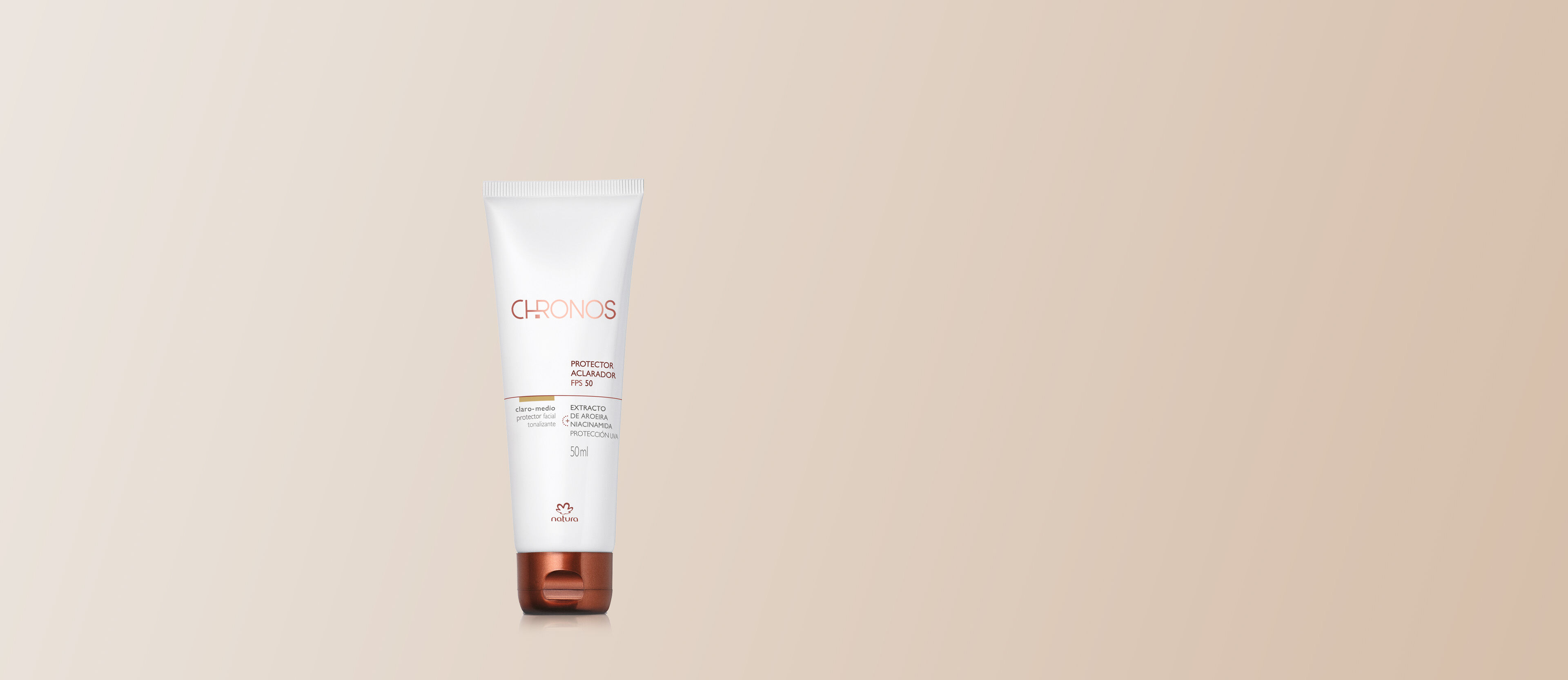 Protector Aclarador FPS 50+ Chronos Derma 50 ml