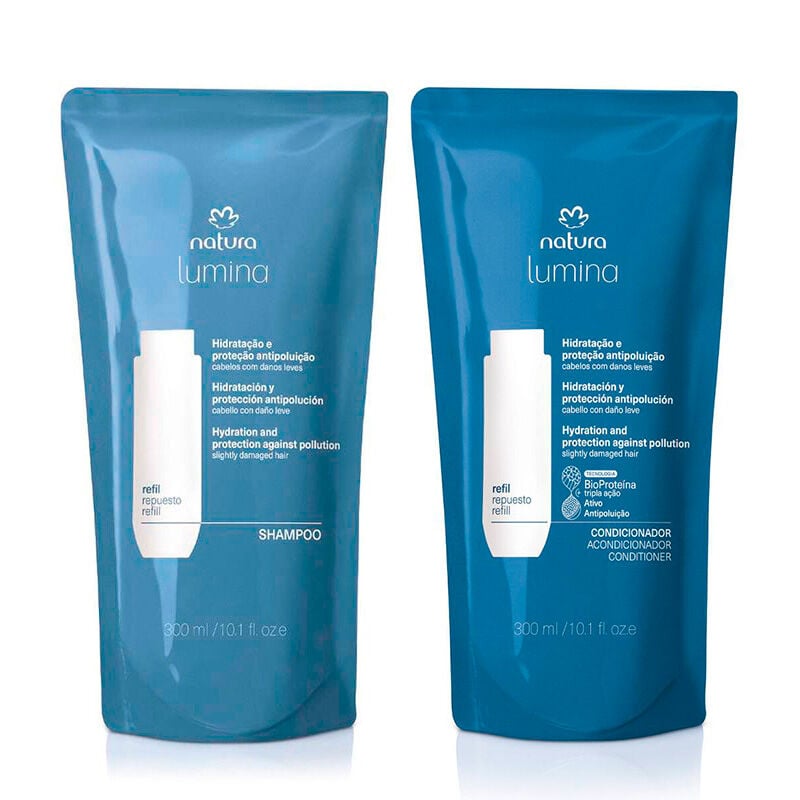 Kit Lumina: Repuestos Liso Shampoo + Acondicionador