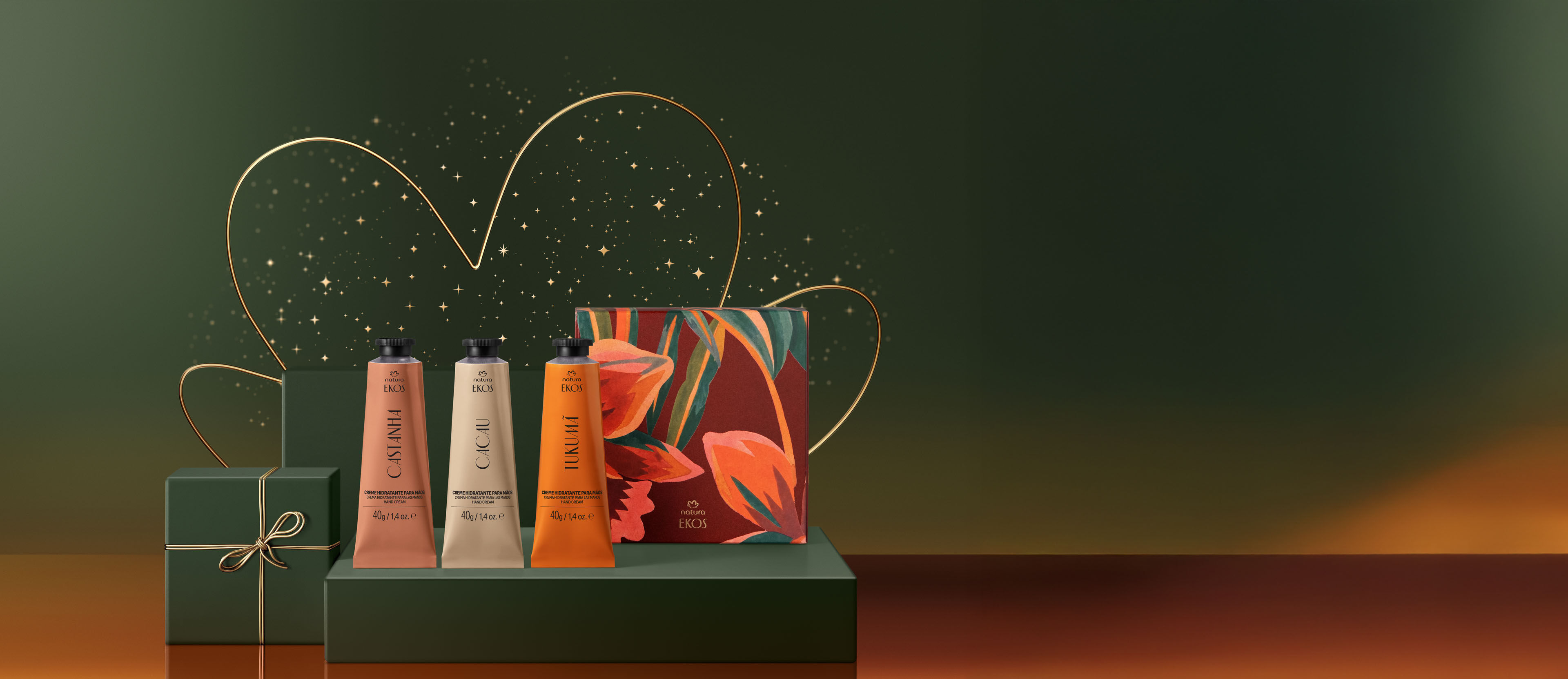 Trío de crema de manos Ekos