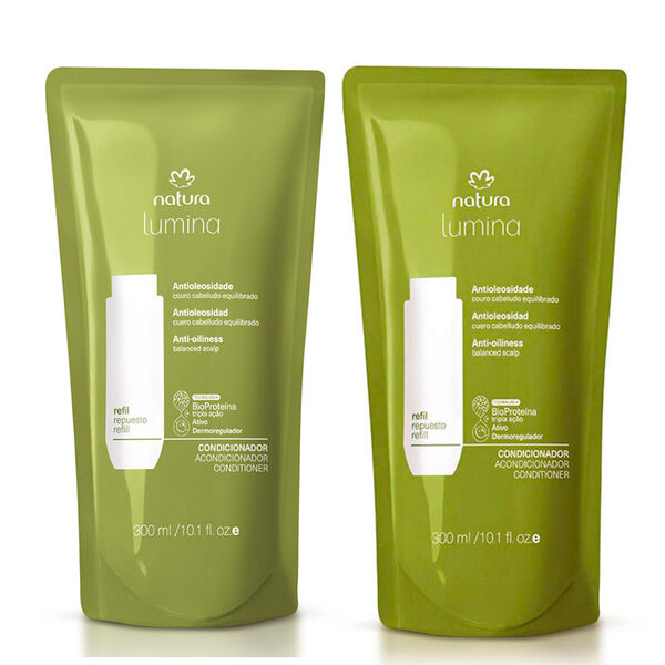 Kit Lumina Antioleosidad: Repuestos Shampoo + Acondicionador