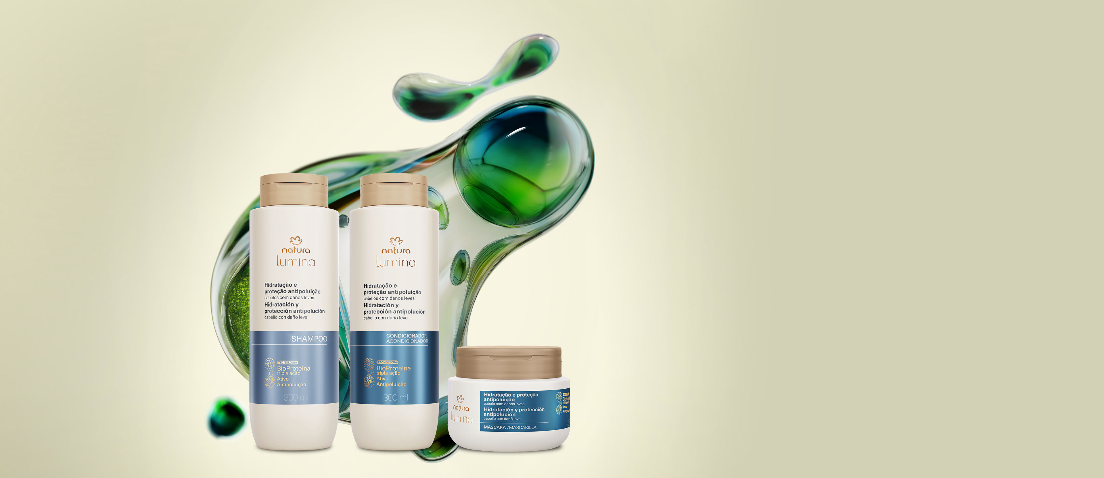 Kit Lumina Trío Hidratación y Protección Antipolución
