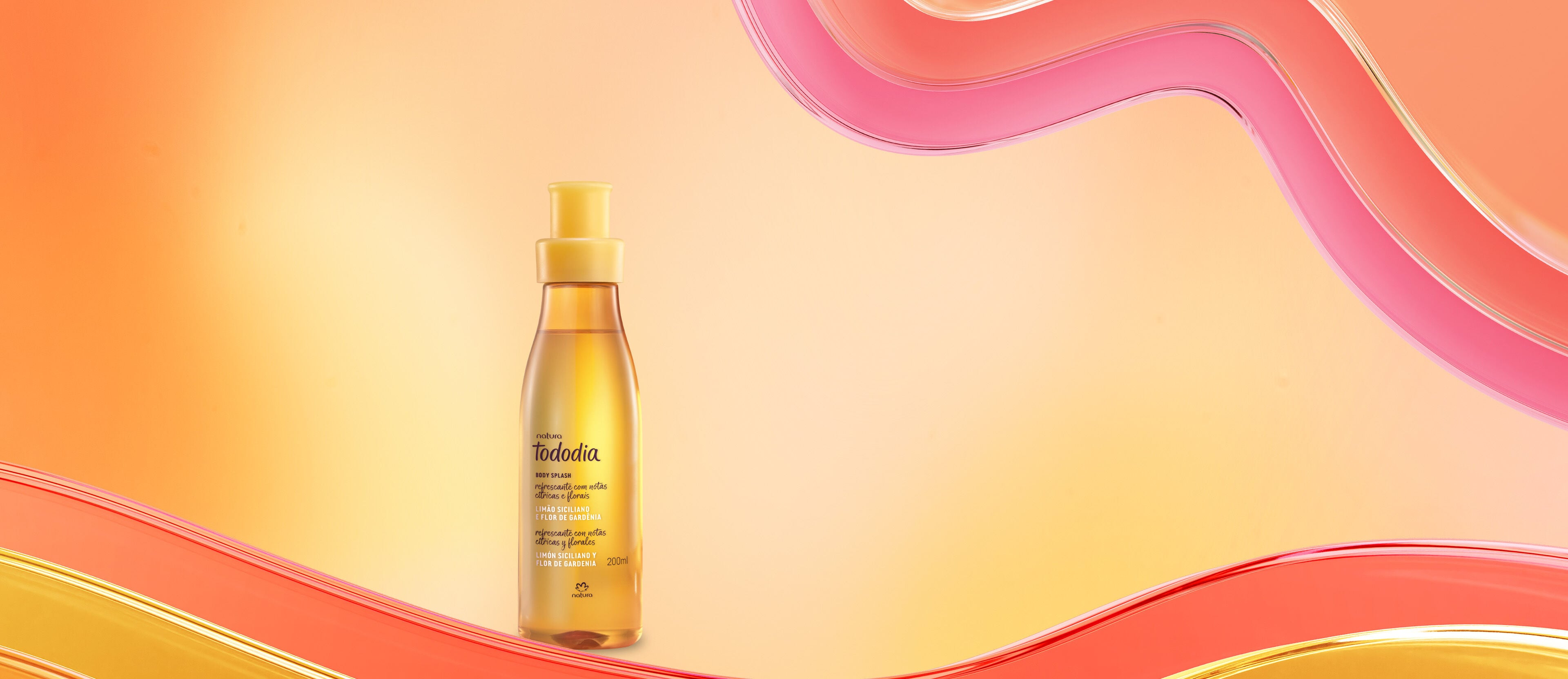 Body splash Limón Siciliano y Flor de Gardenia Tododia 200ml