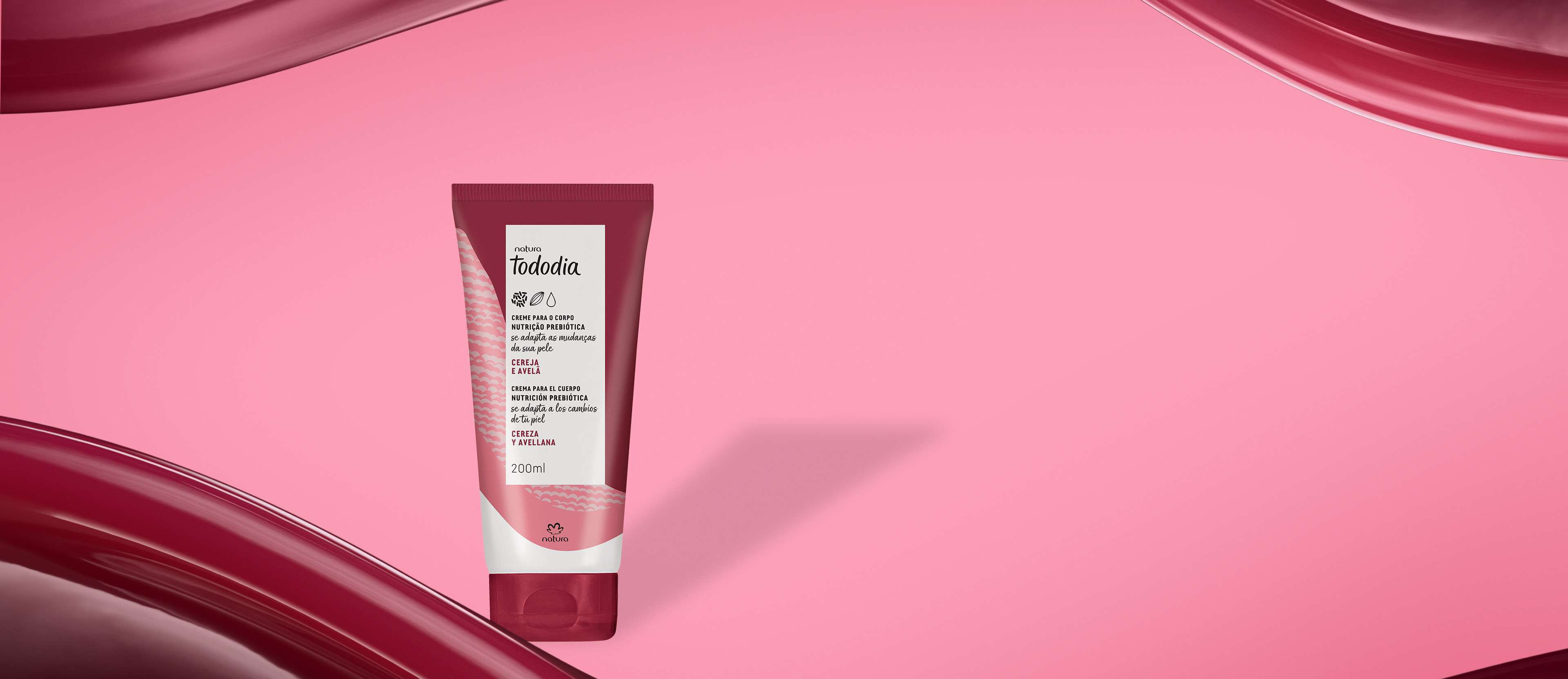 Crema Nutritiva Cereza y Avellana Tododia 200ml