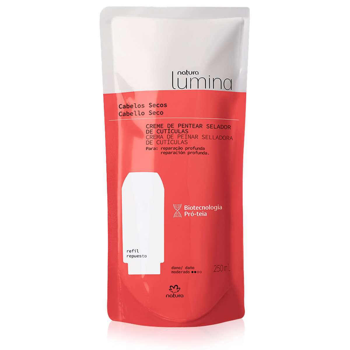 Repuesto Crema para Peinar Selladora de Cutículas Lumina 250ml
