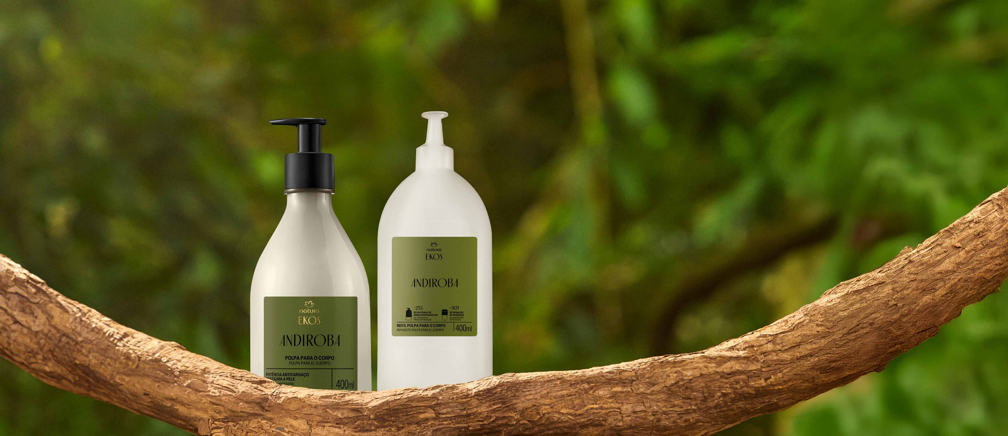 Kit Crema Hidratante Corporal y Repuesto Ekos Andiroba