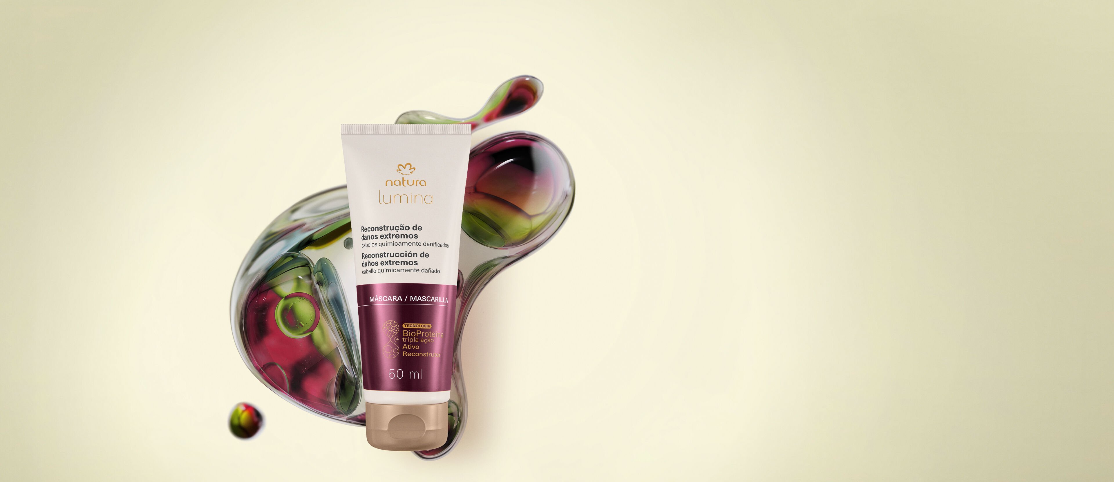 Máscara Reconstrucción de Daños Extremos Lumina 50ml