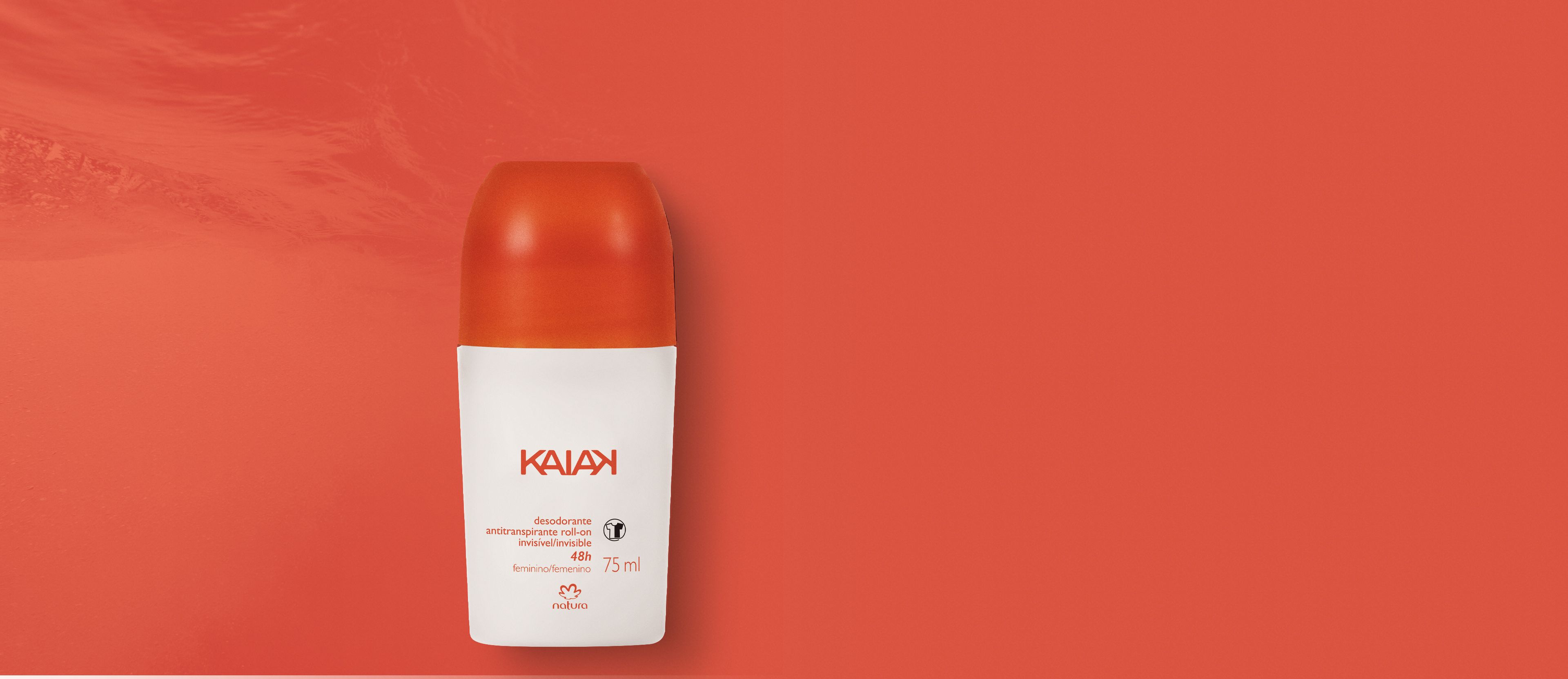 Desodorante Antitranspirante Roll-on Kaiak Femenino 75 ml