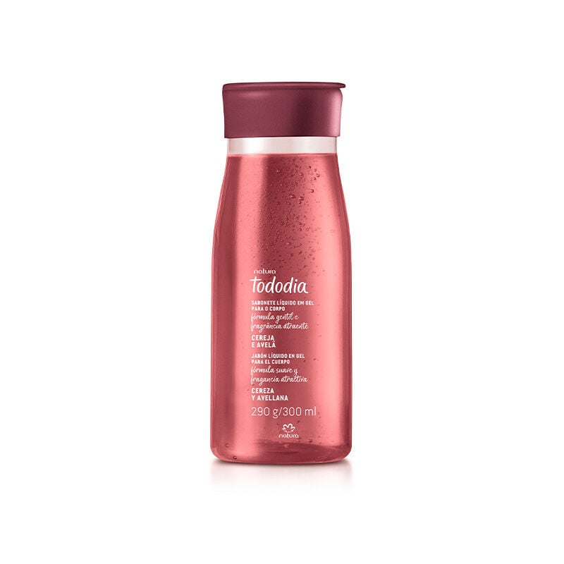 Jabón Líquido en Gel Tododia Cereza y Avellana 300 ml