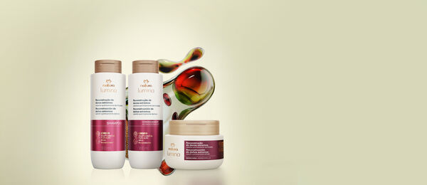 Kit Completo Shampoo, Acondicionador y Máscara Lumina Reconstrucción de Daños Extremos
