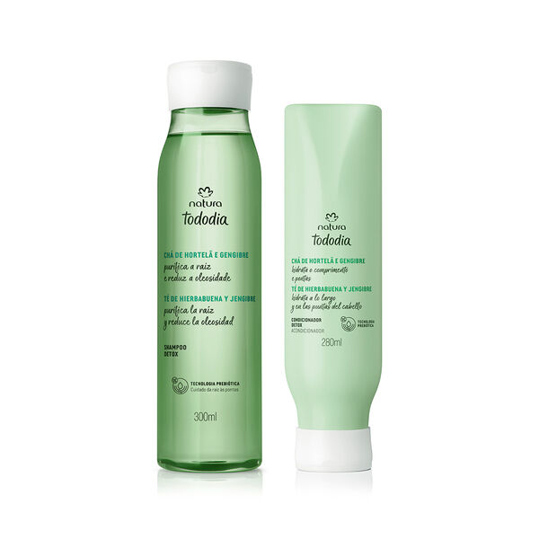 Kit Detox Tododia Té de Menta y Jengibre Básico