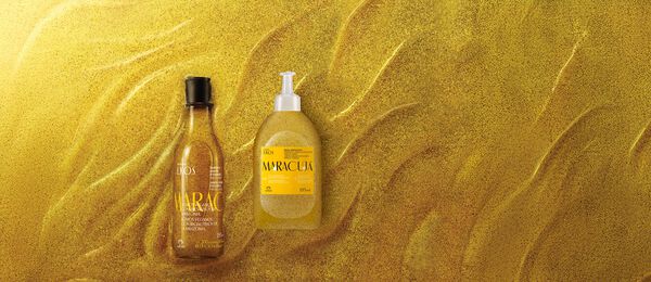 Kit Jabón Líquido Exfoliante Ekos Maracujá con Repuesto 2 un de 185 ml