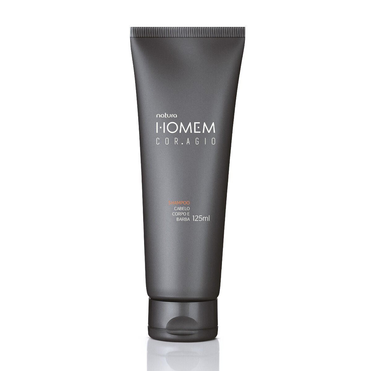 Shampoo 3 en 1: cabello, cuerpo y barba Homem Coragio 125 ml