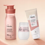 Kit Exfoliante, Crema Pera y Flor de Loto y Desodorante Tododia Piel Uniforme (3 productos)