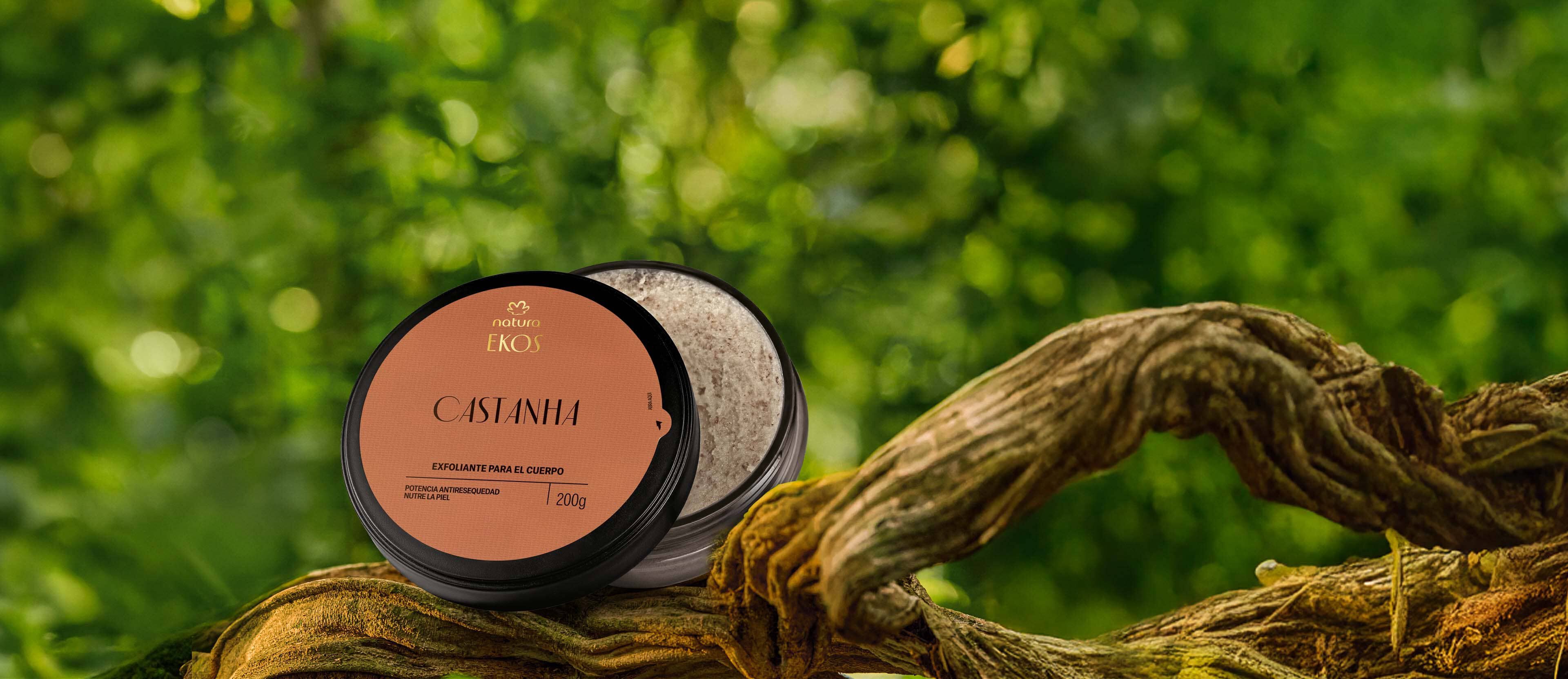 Pulpa Exfoliante para el Cuerpo Ekos Castaña 200 g