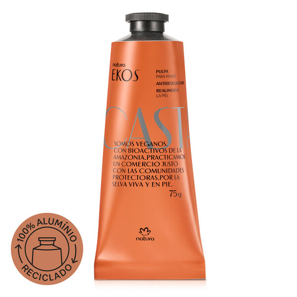 Crema Hidratante para Manos Ekos Nespresso Castaña 75 g