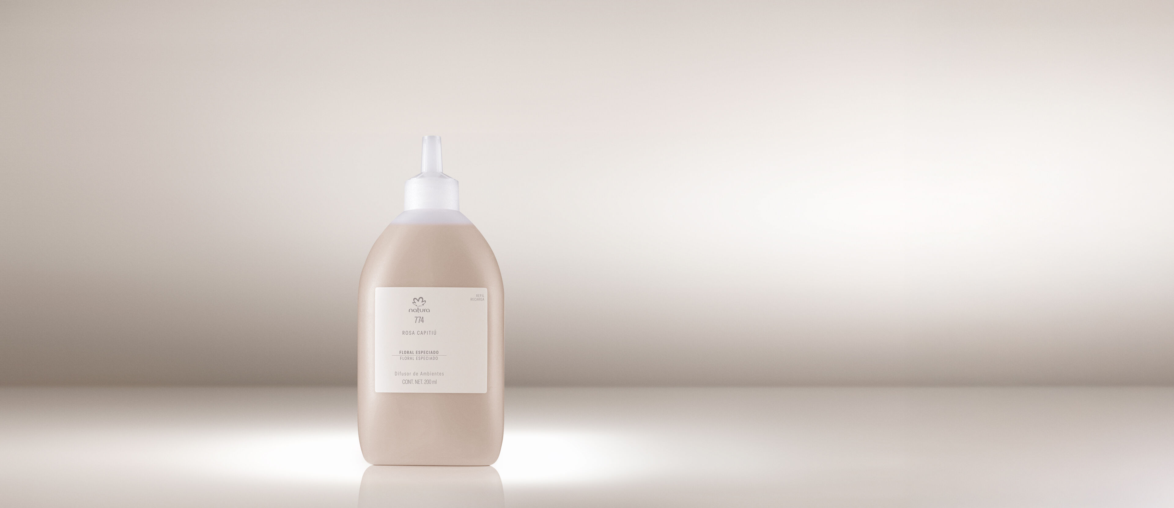 Repuesto Difusor Natura 774 Rosa Capitiú 200 ml Sin Varilla