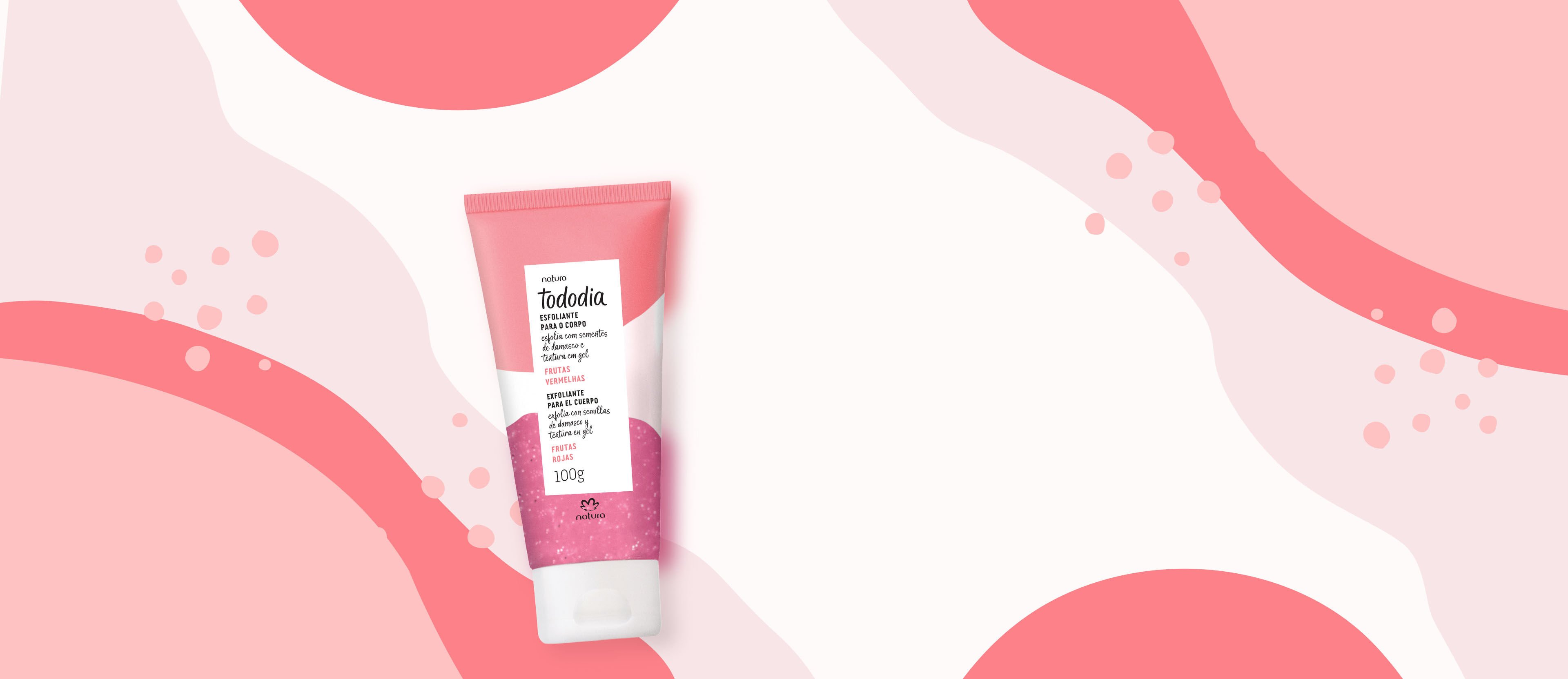 Gel Exfoliante Corporal Tododia Frutas Rojas 100 g