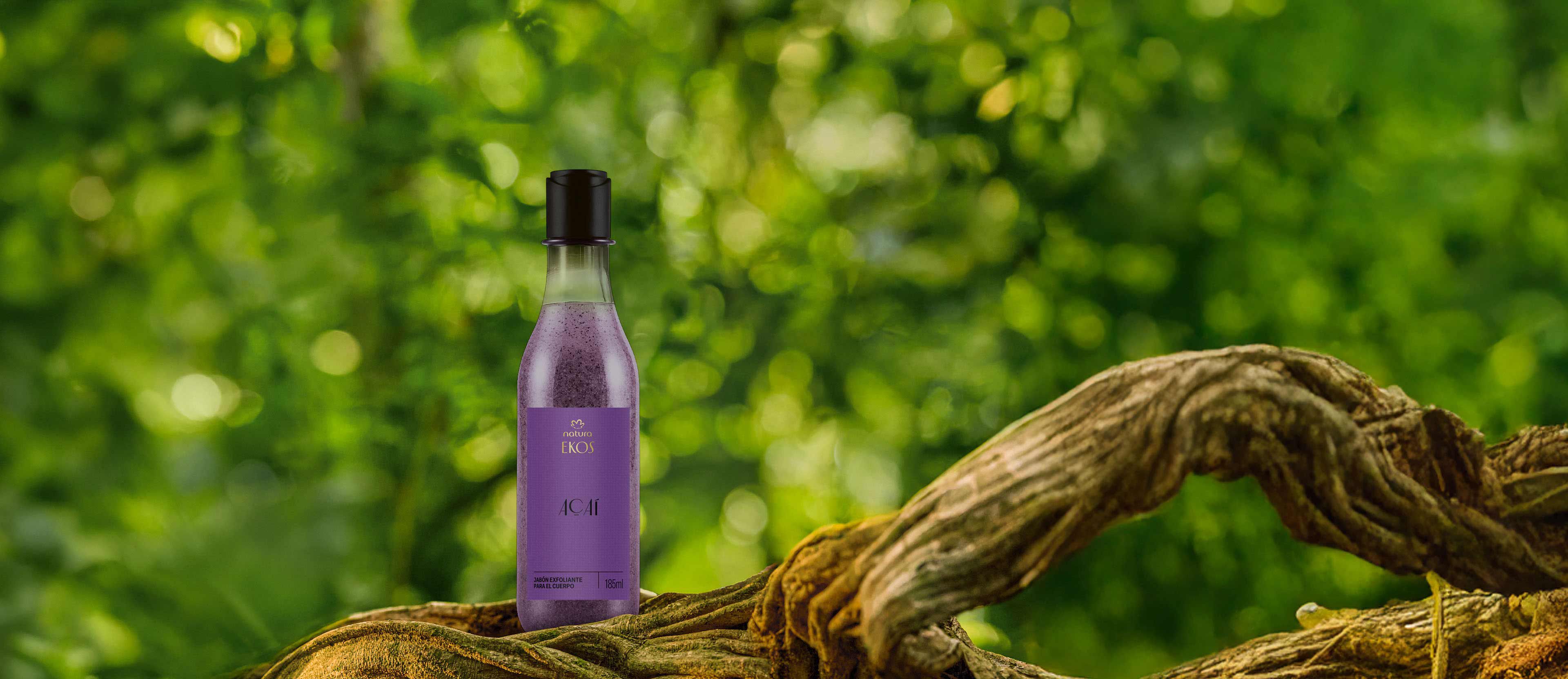 Jabón Líquido Exfoliante para el Cuerpo Ekos Açaí 185 ml