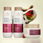 Kit Completo Shampoo, Acondicionador y Máscara Lumina Reconstrucción de Daños Extremos
