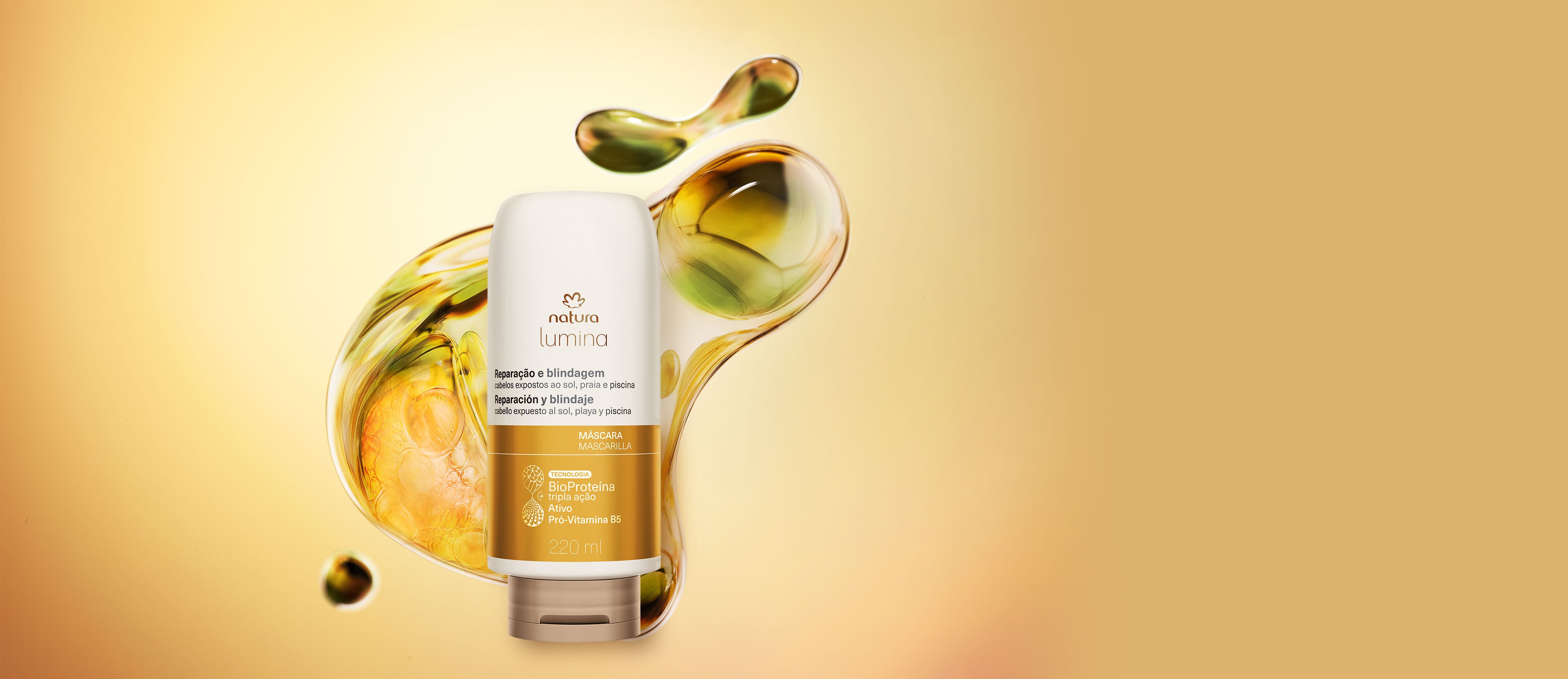 Máscara Reparación y Blindaje Lumina 220ml