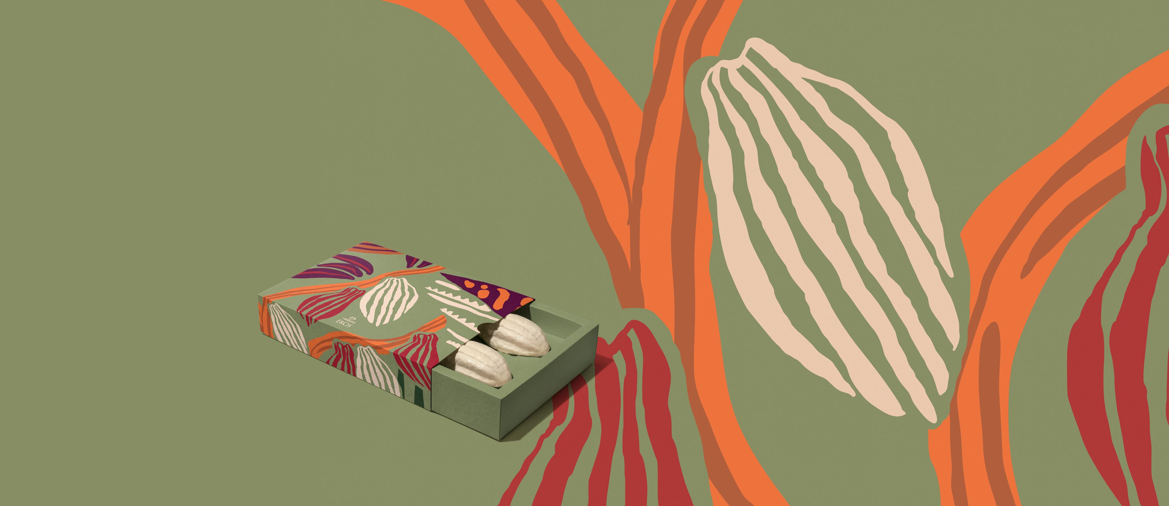 Jabones en Barra Puro Vegetal Ekos Cacao 4 x 100 g c/u