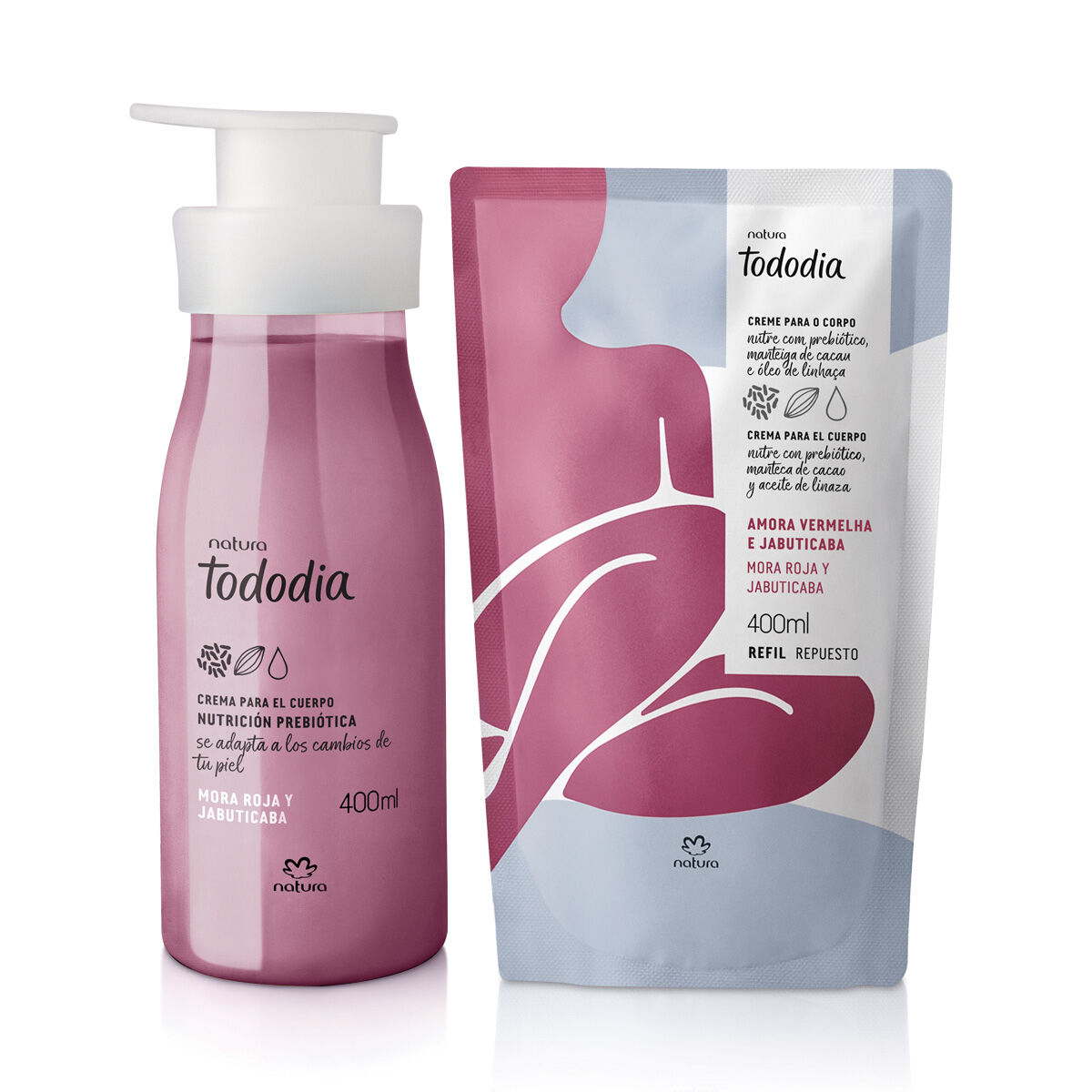 Kit Tododia mora roja y jabuticaba hidratación