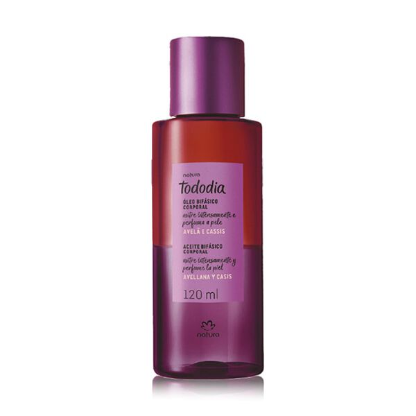 Aceite Bifásico Corporal Tododia Avellana y Casis 120 ml