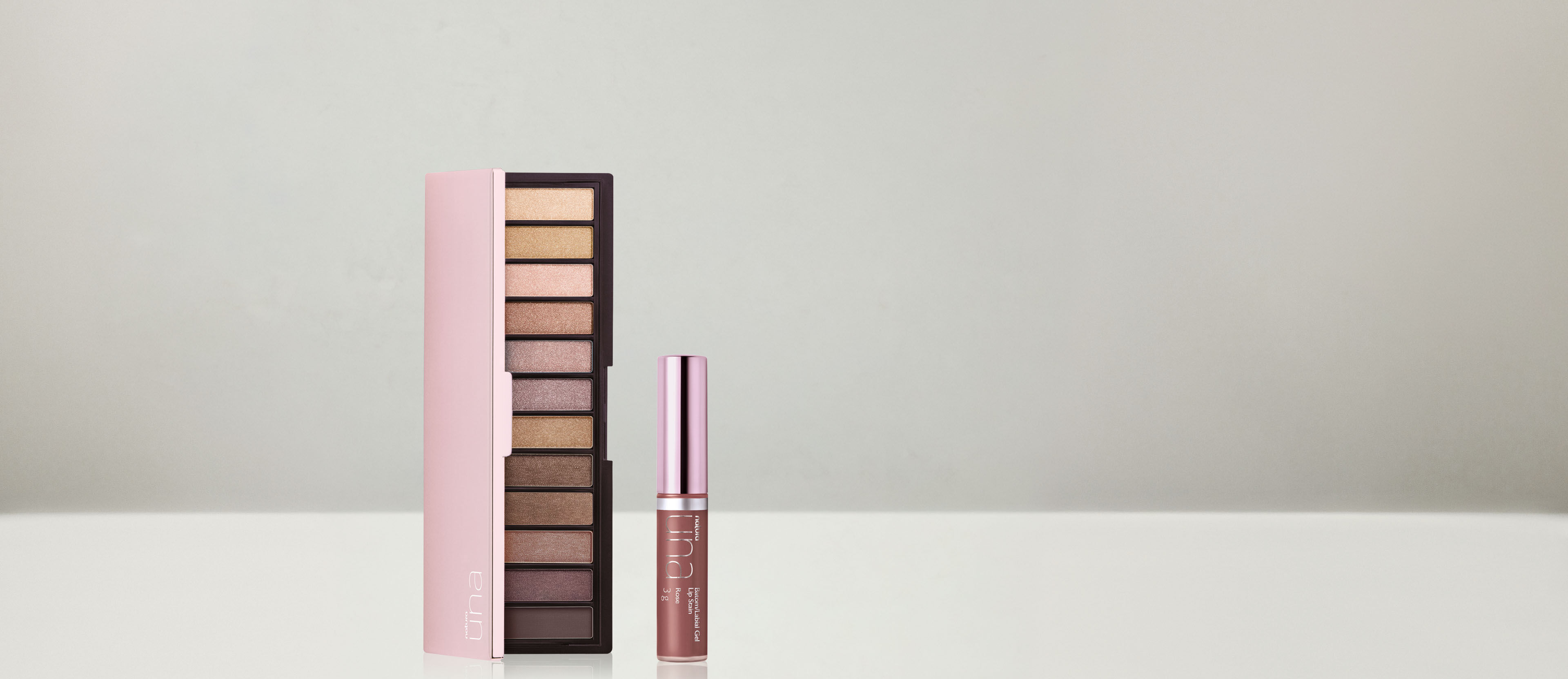 Kit Palette De Sombras Y Labial Una