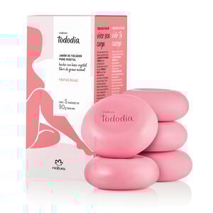 Jabones en Barra Puro Vegetal Tododia Frutas Rojas 5 x 90 g c/u