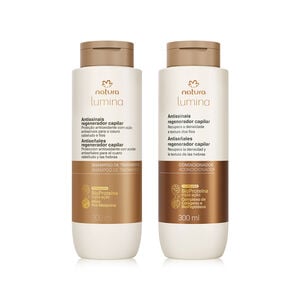 Kit Shampoo y Acondicionador Lumina Antiseñales Regenerador Capilar