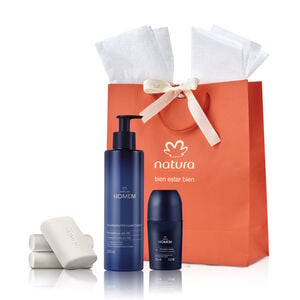 Regalo Padres Homem (1 desodorante roll on + 3 jabones barra + 1 crema corporal)
