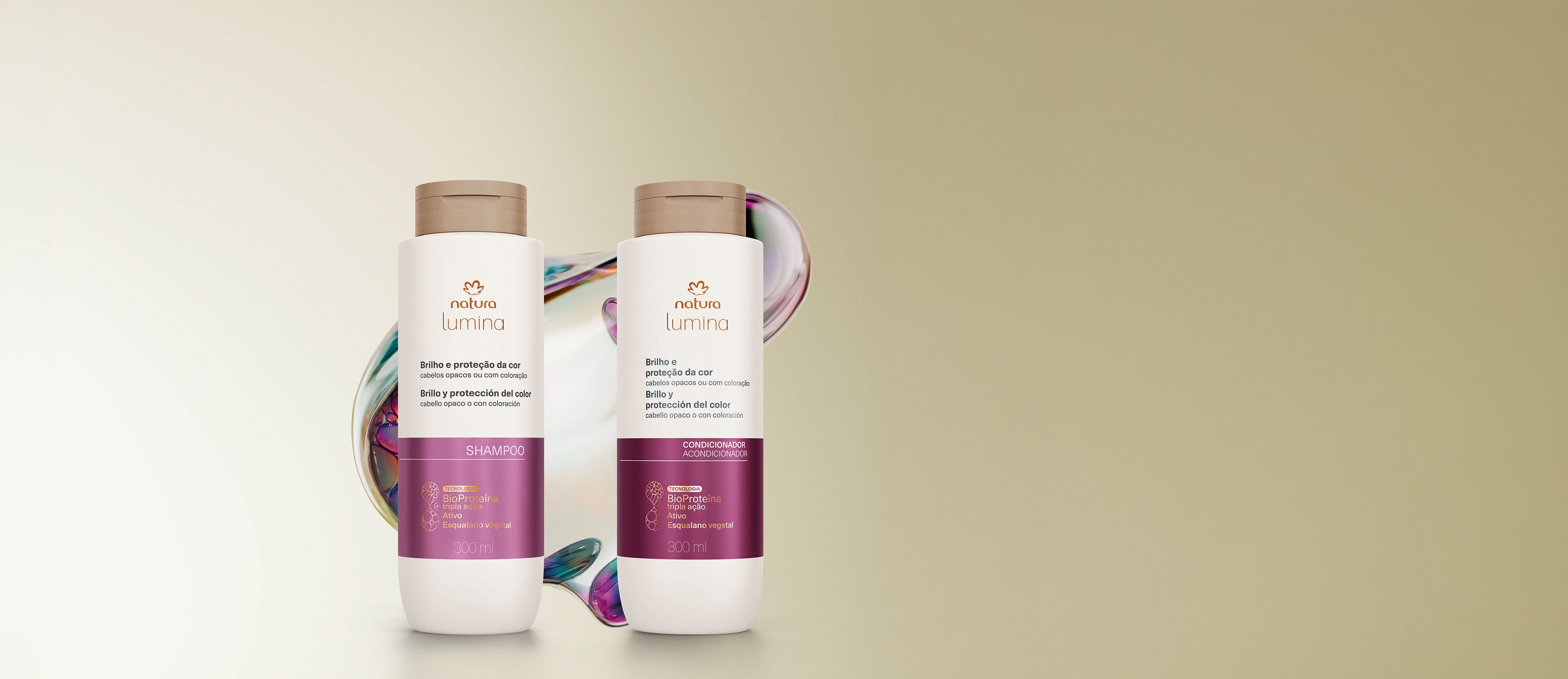 Kit inicial Lumina tratamiento brillo y protección del color