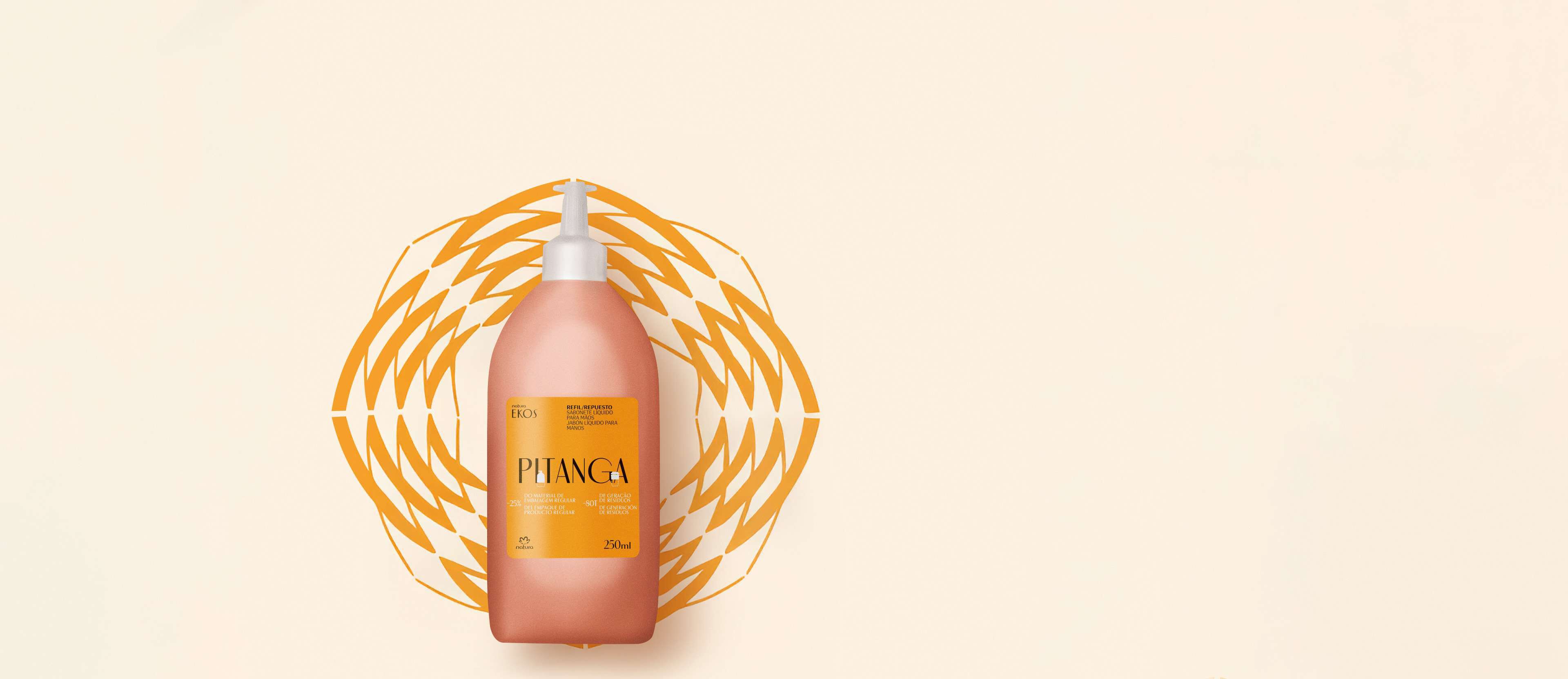 Repuesto Jabón Líquido para Manos Ekos Pitanga 250 ml