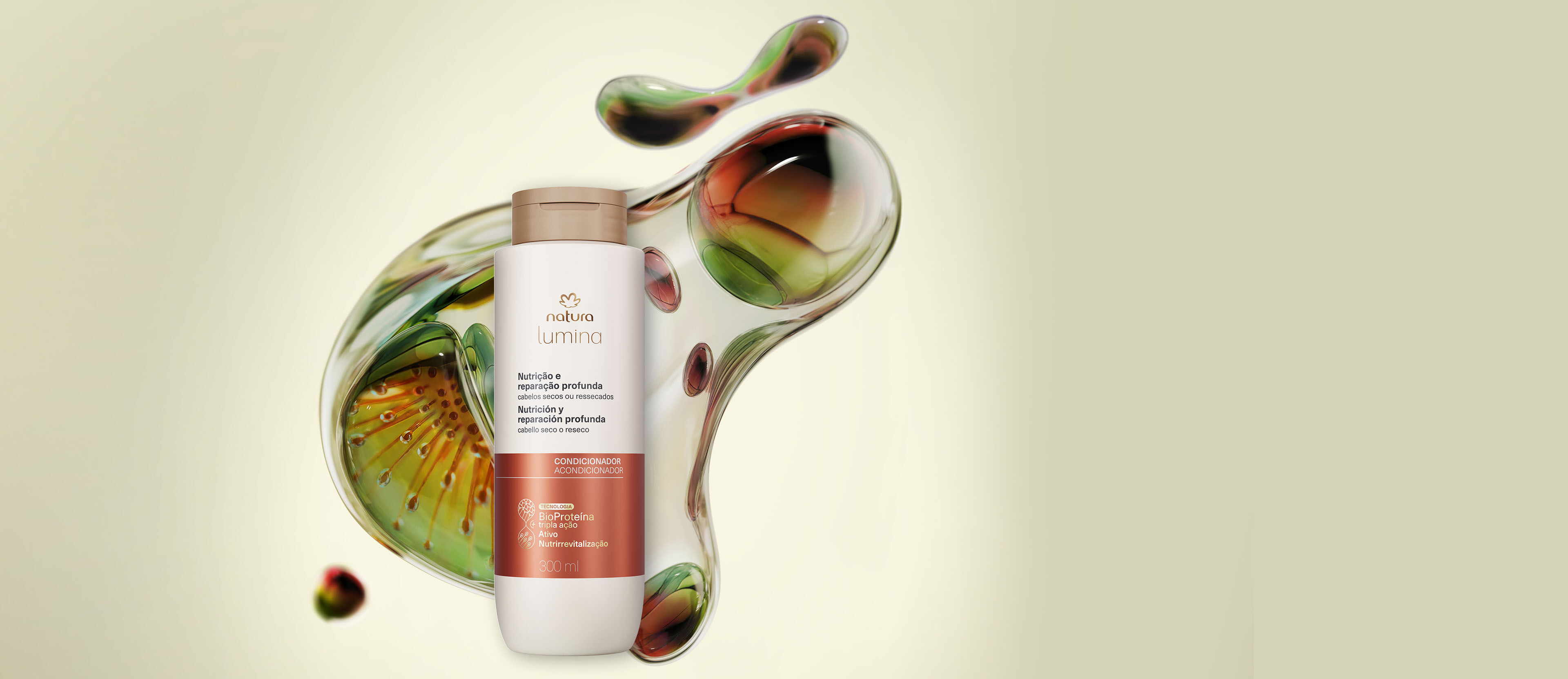 Acondicionador Nutrición y Reparación Profunda Lumina 300ml