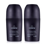 Kit Roll On Clasico Homem 75ml