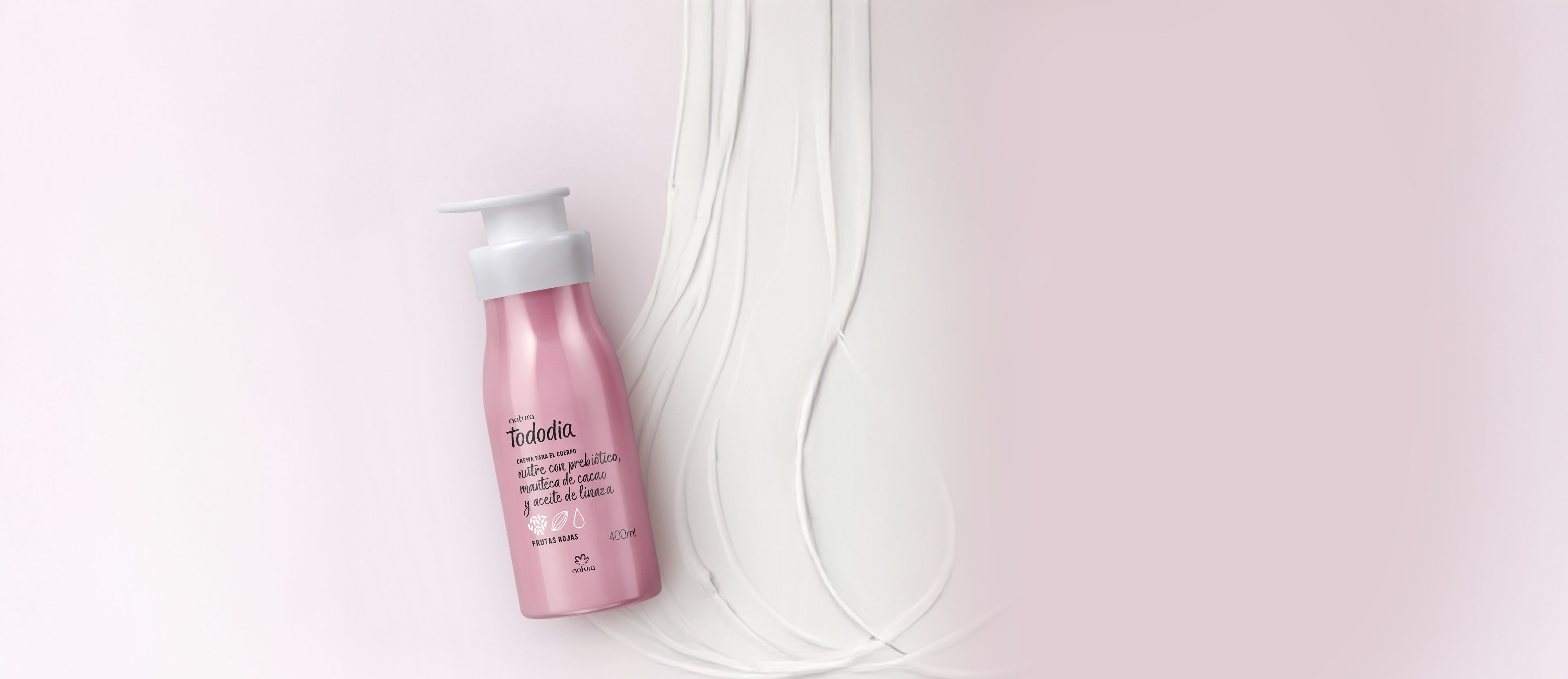 Crema NutritivaTododia Frutas Rojas 400 ml