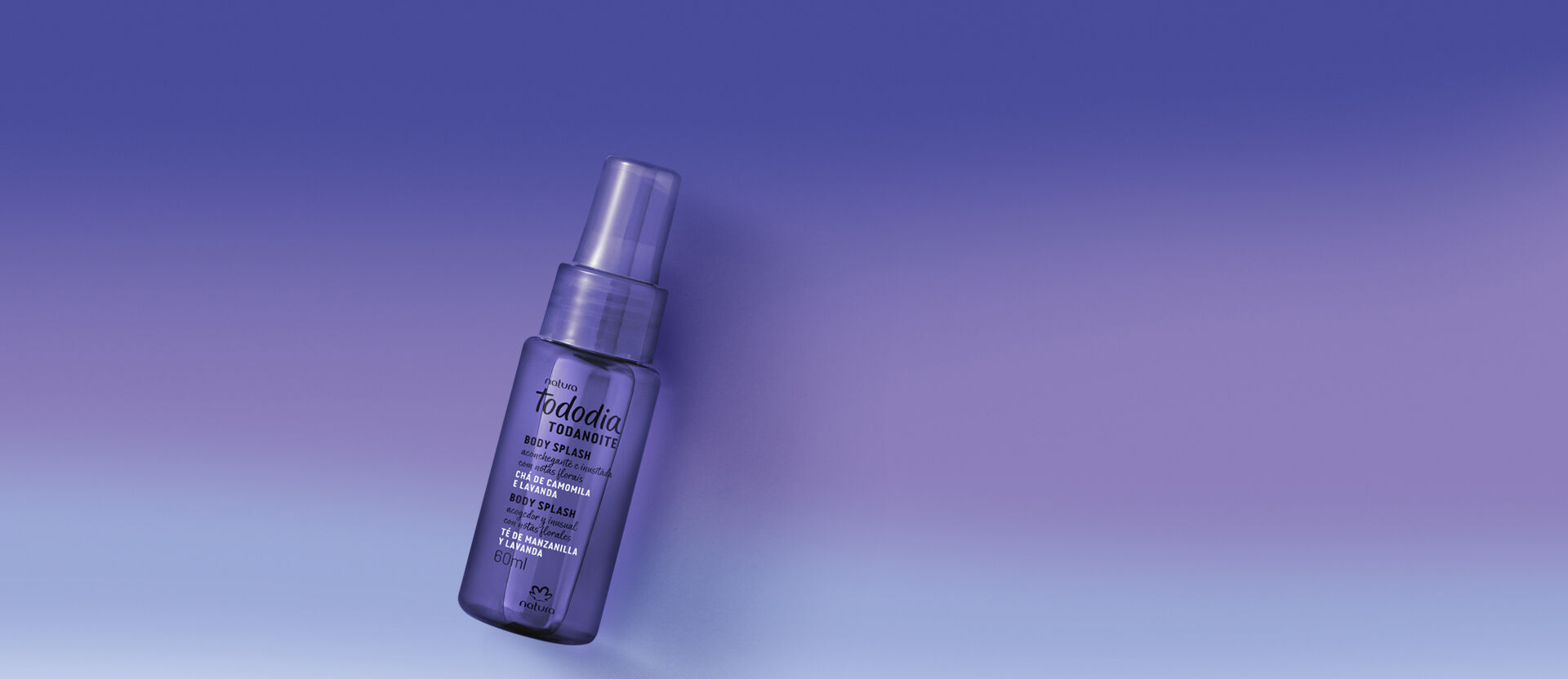 Mini Body Splash Desodorante Colônia Tododia Todanoite 60 ml