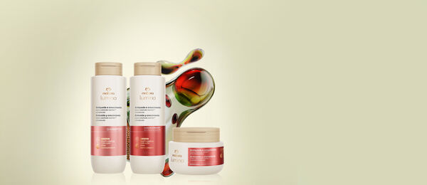 Kit Completo Shampoo, Acondicionador y Máscara Lumina Anticaída y Crecimiento